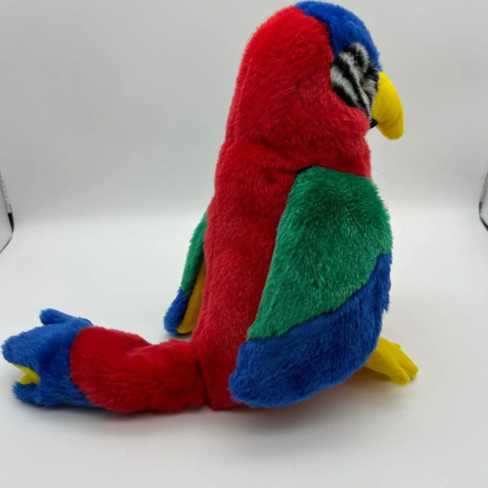 Ty Beanie Buddies Jabber the Parrot Red Macaw Plush 1999‎ Stuffed Animal Bird